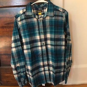 Blue and White Flannel